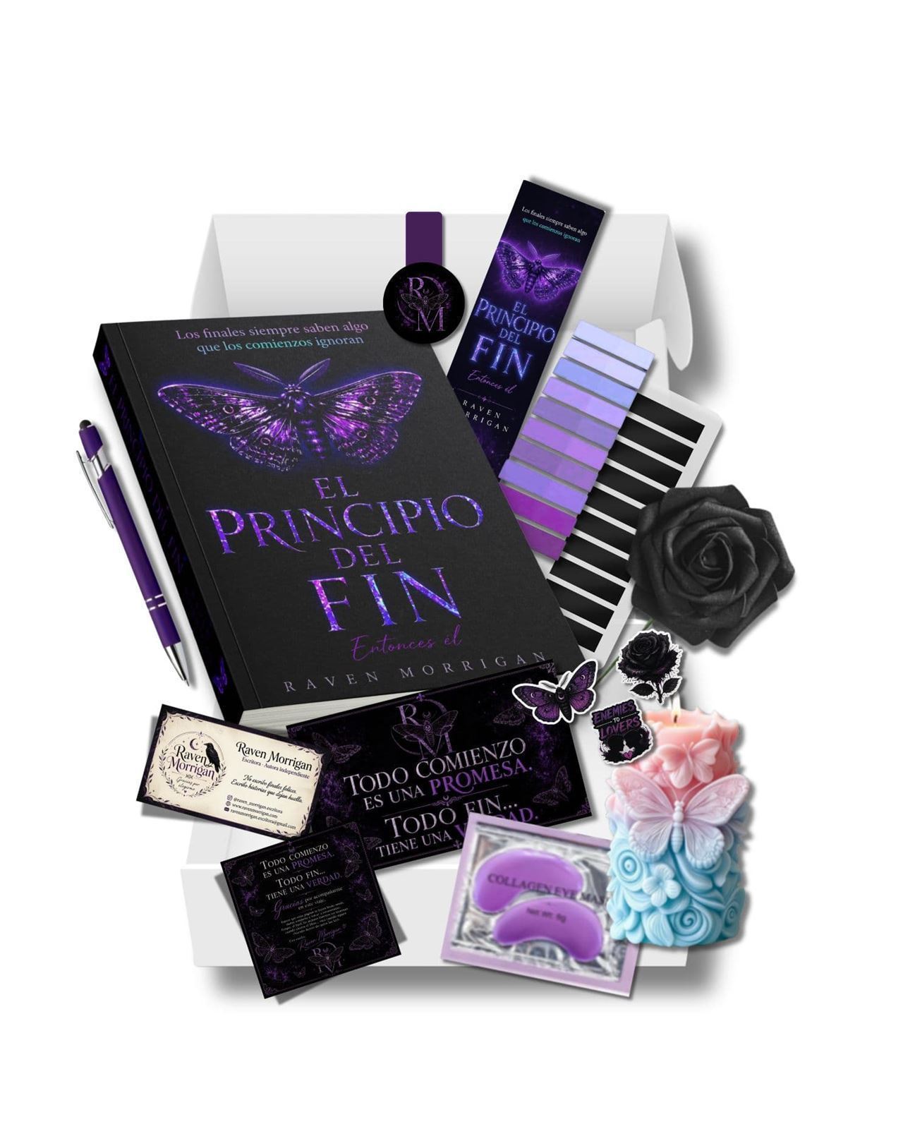 Preventa caja literaria El principio del fin "Entonces él" de Raven Morrigan